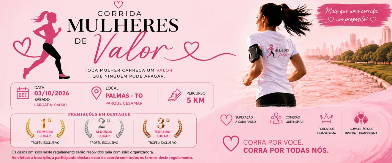 Corrida Mulheres de Valor 2026