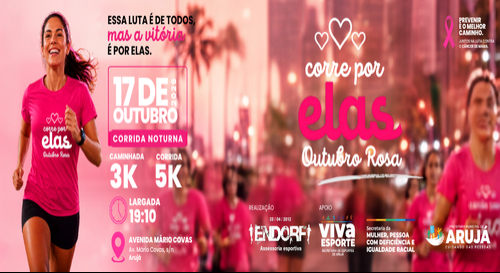 CORRIDA E CAMINHADA CORRE POR ELAS OUTUBRO RO...