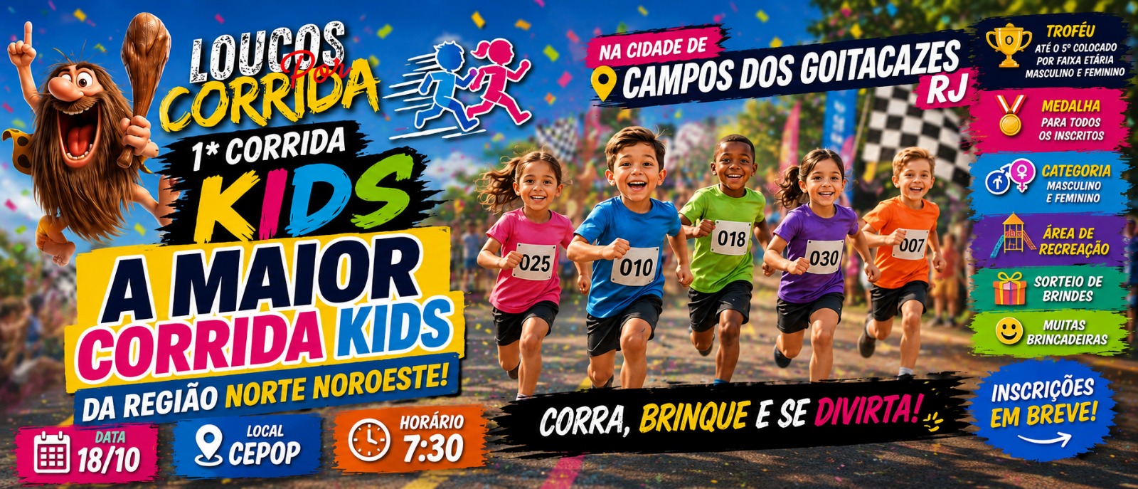 CORRIDA KIDS LOUCOS POR CORRIDA