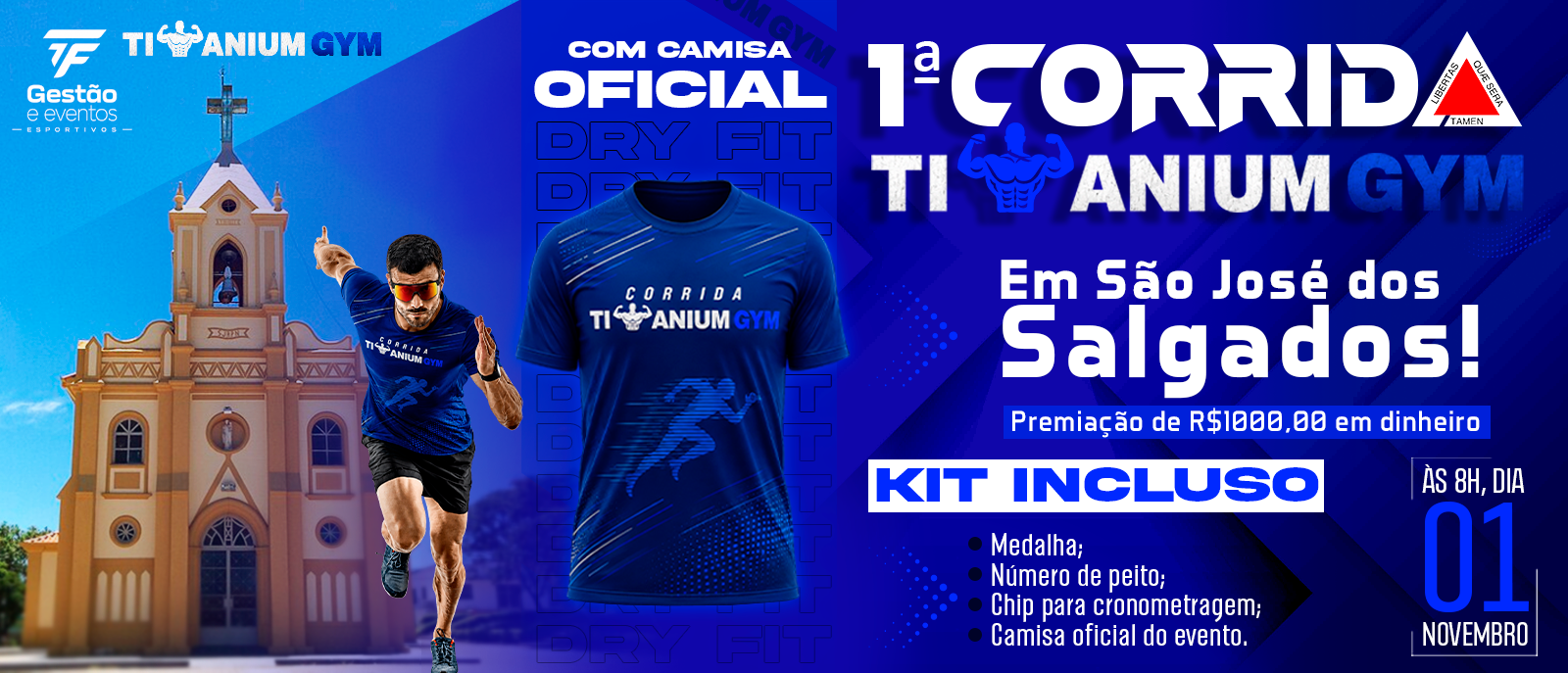 1ª CORRIDA DE RUA DA ACADEMIA TITANIUM GYM