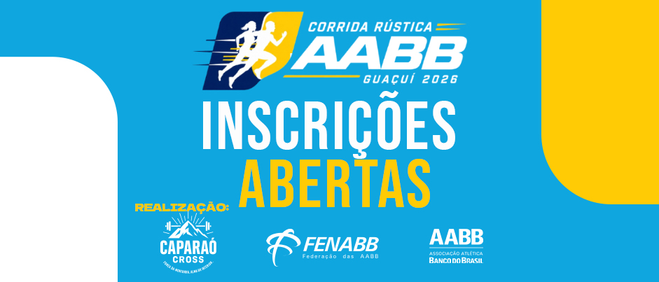 CORRIDA RÚSTICA DA AABB GUAÇUÍ - 5ª EDIÇÃO