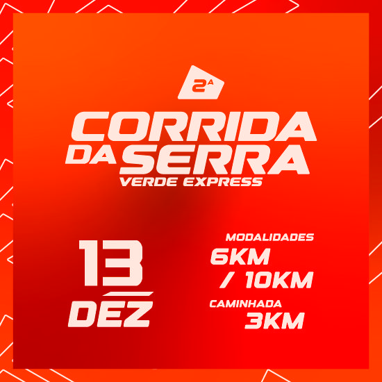 2ª CORRIDA DA SERRA VERDE EXPRESS