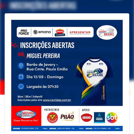 Circuito de Corridas Bramil - Etapa Miguel Pereira