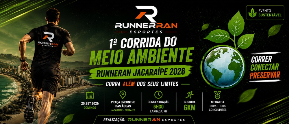 1ª CORRIDA DO MEIO AMBIENTE RUNNERAN JACARAÍPE 2026