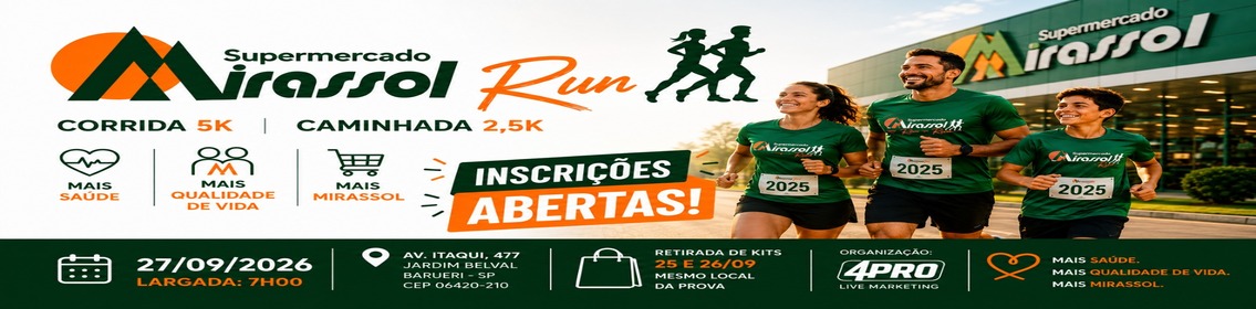 Supermercado Mirassol Run