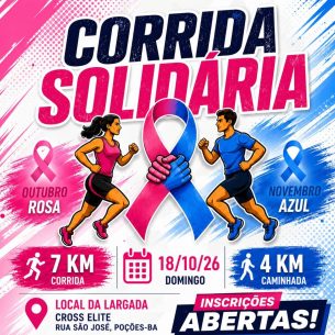 Corrida Solidaria Outubro Rosa E Novembro Azul