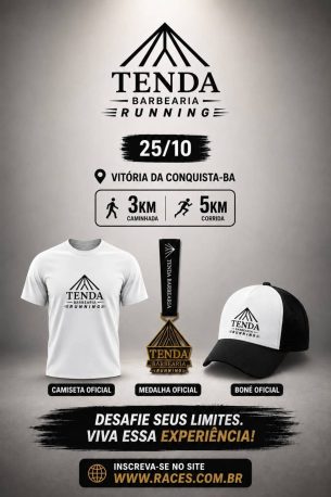 Tenda Barbearia Running