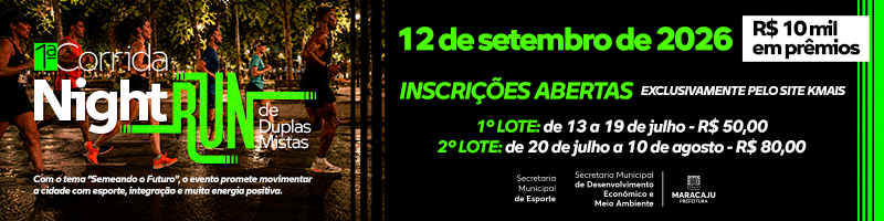 1ª Night Run Duplas Mistas Semeando o Futuro