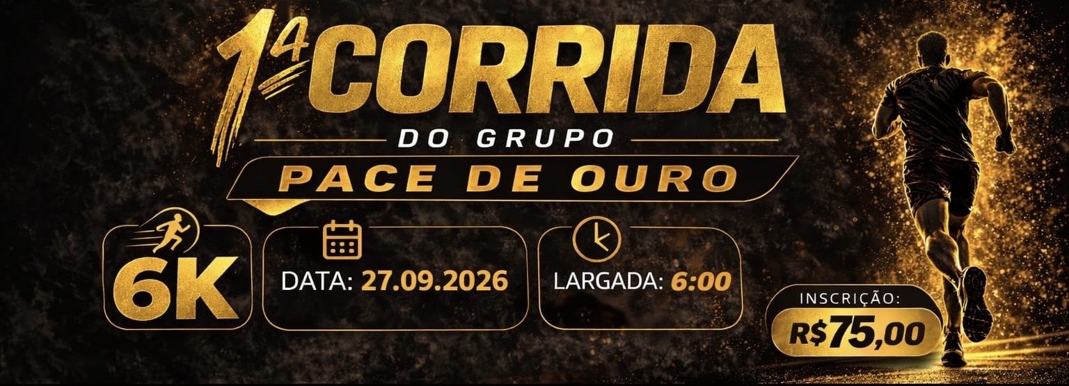 1ª CORRIDA GRUPO PACE DE OURO