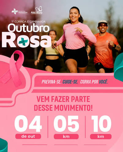 1ª CORRIDA E CAMINHADA OUTUBRO ROSA - INSTITUTO PEITO ABERTO