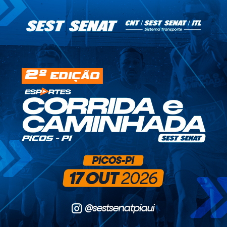 CORRIDA CAMINHADA SEST SENAT PICOS 2026