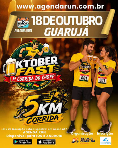 i CORRIDA DO CHOPP OKTOBER FAST GUARUJA 5K