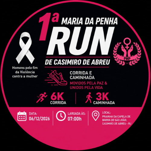 1ª MARIA DA PENHA RUN DE CASIMIRO DE ABREU - RJ