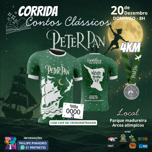 CORRIDA E CAMINHADA CONTOS CLÁSSICOS - PETER PAN