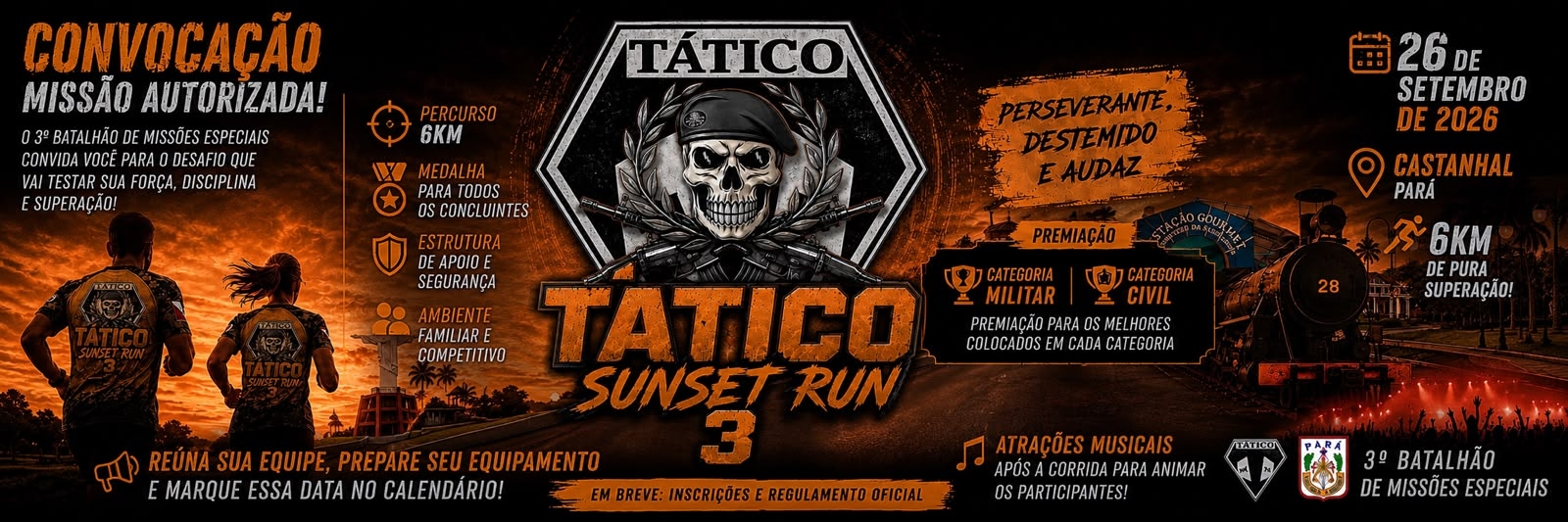 TÁTICO SUN SET RUN 3 - CASTANHAL-PA