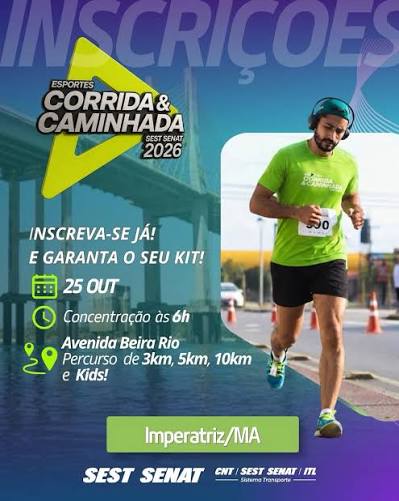 CORRIDA E CAMINHADA SEST SENAT 2026