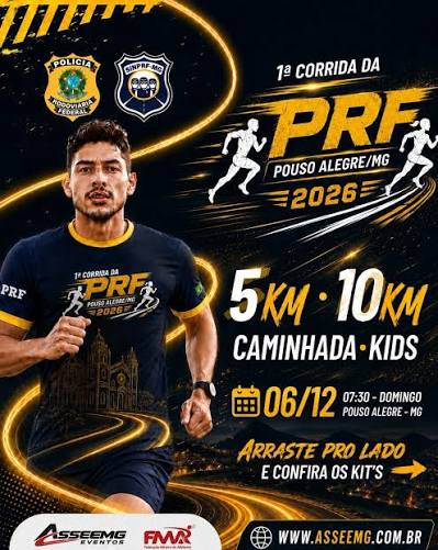 1ª CORRIDA DA POLÍCIA RODOVIÁRIA FEDERAL DE POUSO ALEGRE