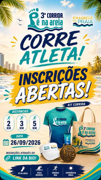 Corrida Pé na Areia - 3ª Edição
