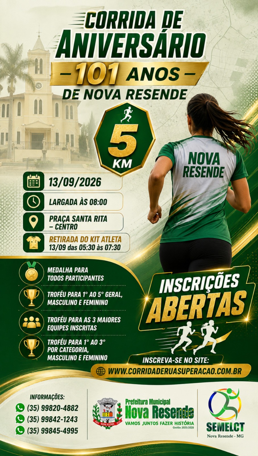 Corrida do Aniversário de 101 Anos de Nova Resende