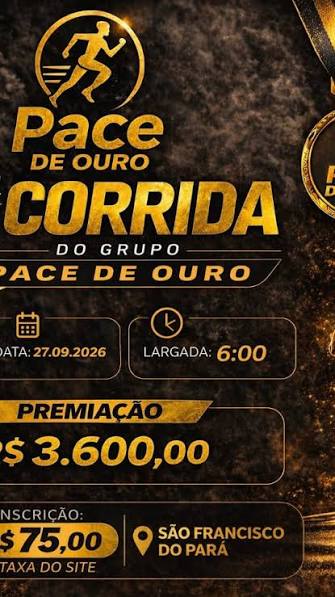 1ª Corrida Grupo Pace de Ouro