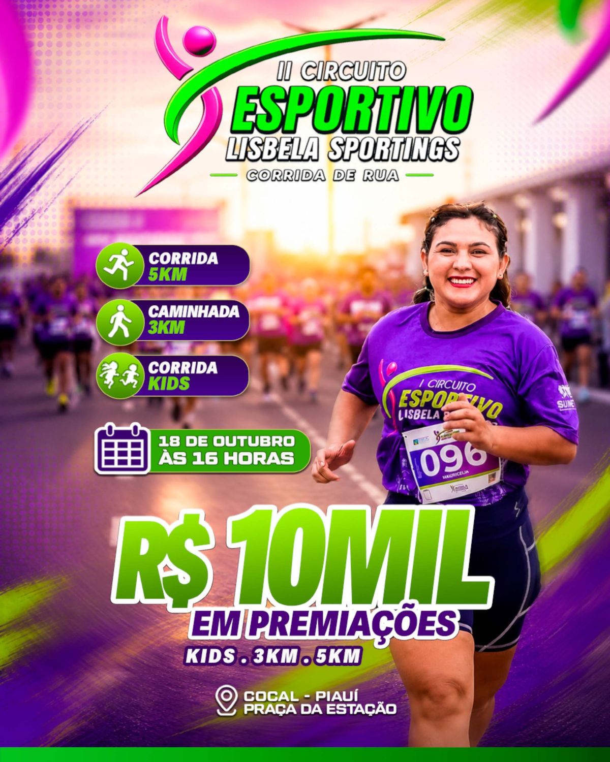 2ª Corrida do Circuito Esportivo Lisbela Sportings