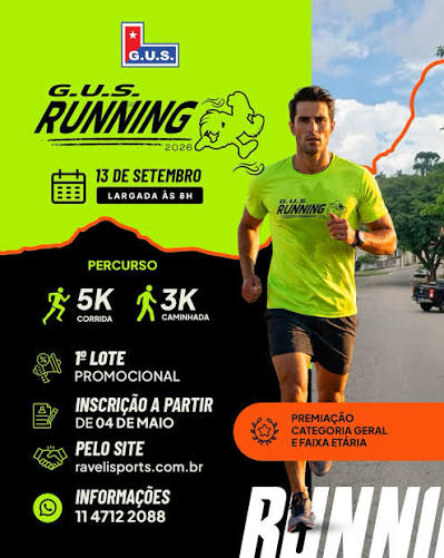Corrida e Caminhada Gus Running