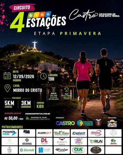Circuito 4 Estações de Corrida de Rua - Etapa Primavera