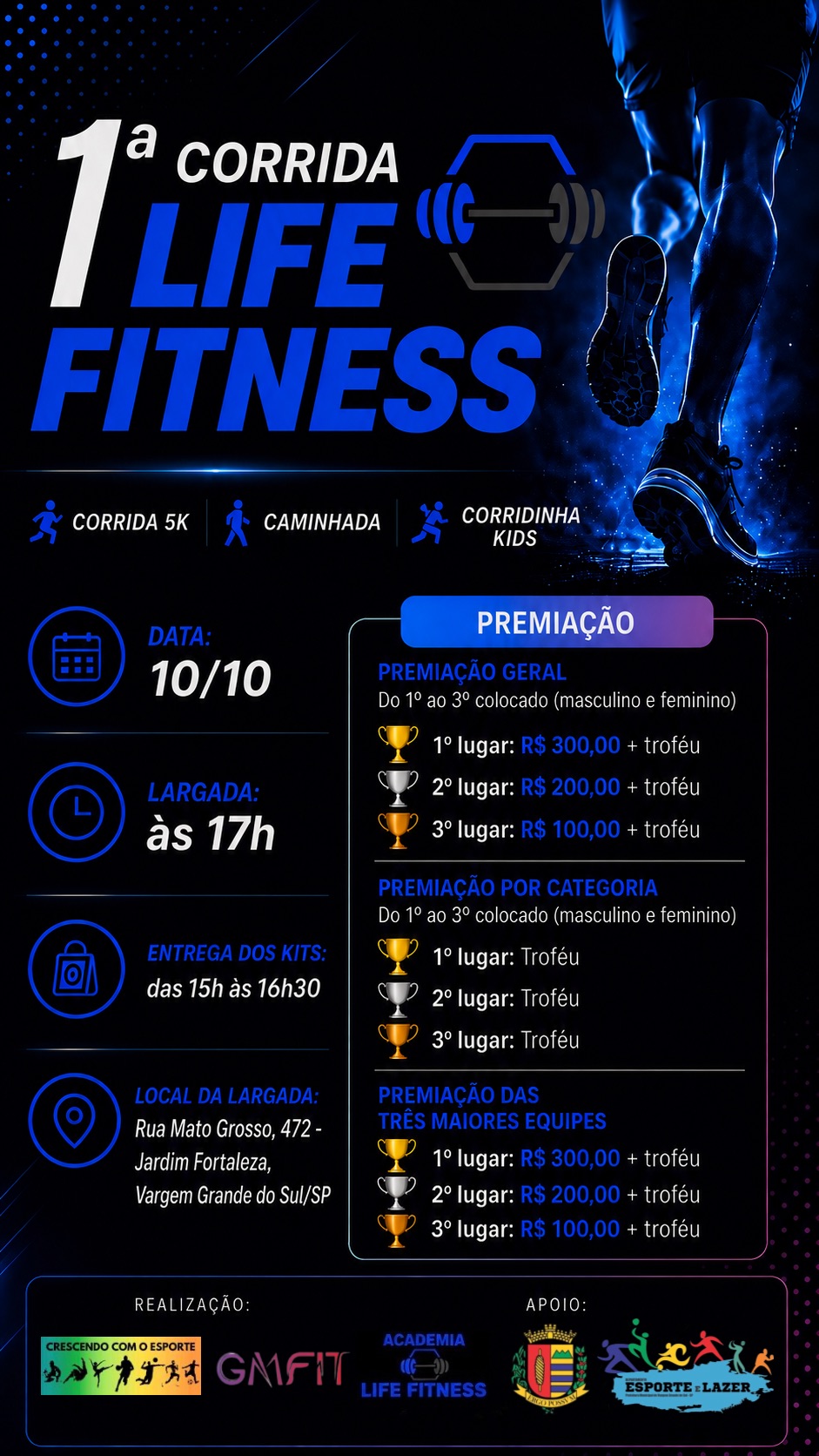 1ª Corrida Life Fitness