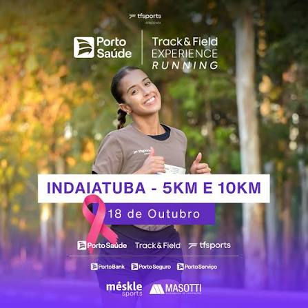 Porto Saúde Track&Field Experience - Corre Delas - Outubro Rosa