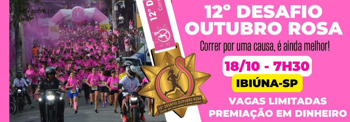 12º Desafio Outubro Rosa