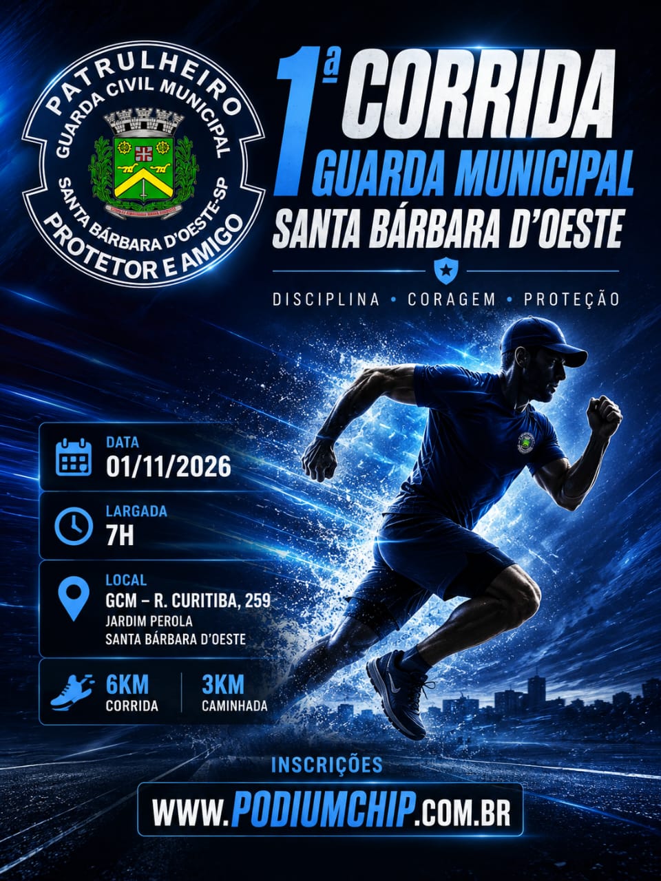 1ª Corrida Guarda Municipal de Santa Bárbara D´Oeste