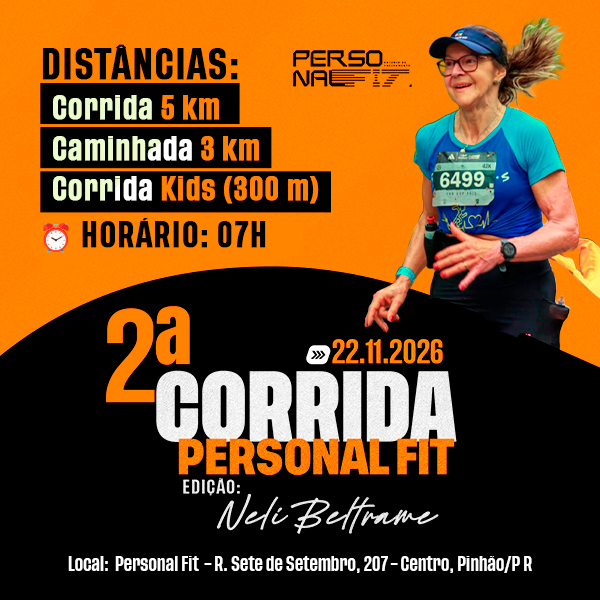 Corrida Personal Fit  Ed. Neli Beltrame