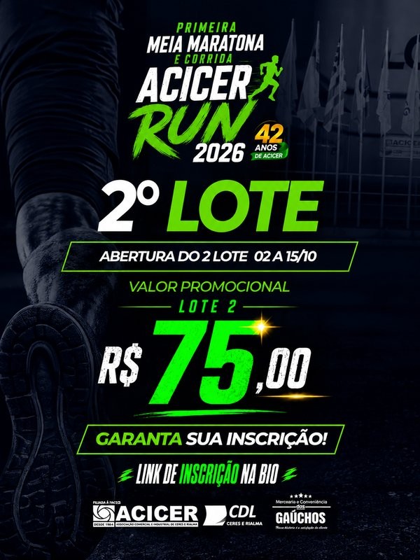 Meia Maratona e Corrida ACICER Run