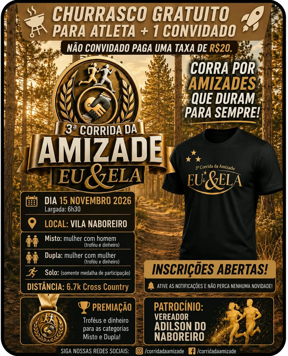 3ª Corrida da Amizade Eu e Ela