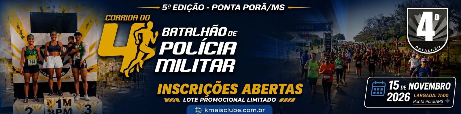 5ª Corrida do 4º Batalhão da PMMS