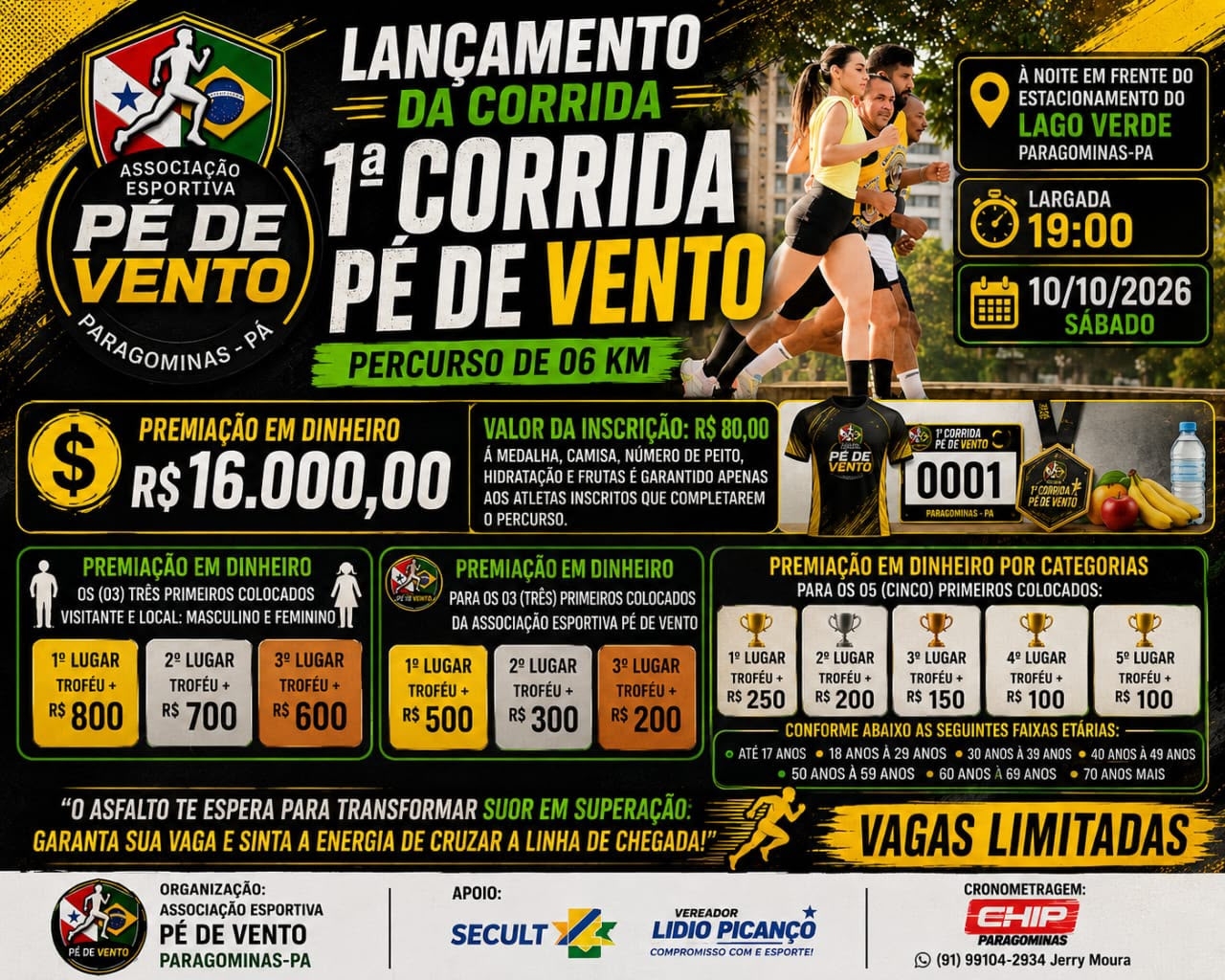 1ª Corrida Pé de Vento