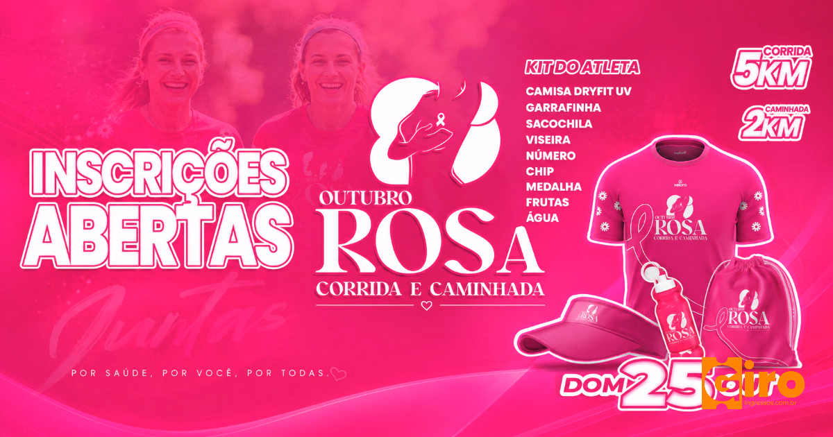 Corrida e Caminhada Outubro Rosa