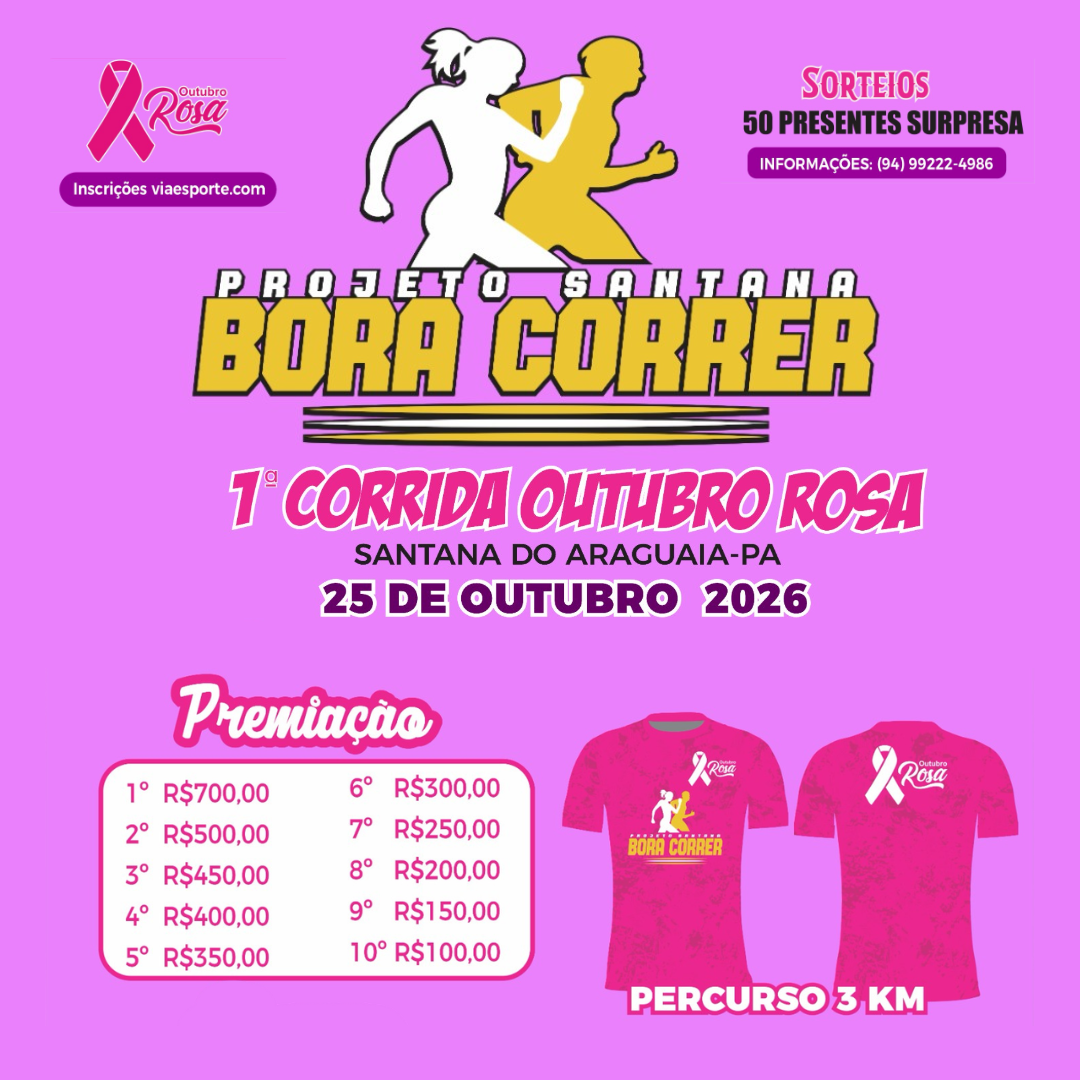 1ª Corrida Outubro Rosa