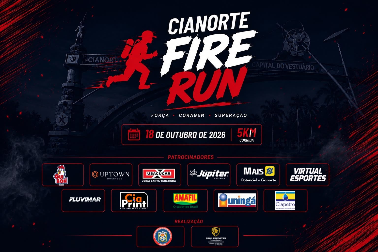 1ª Cianorte Fire Run