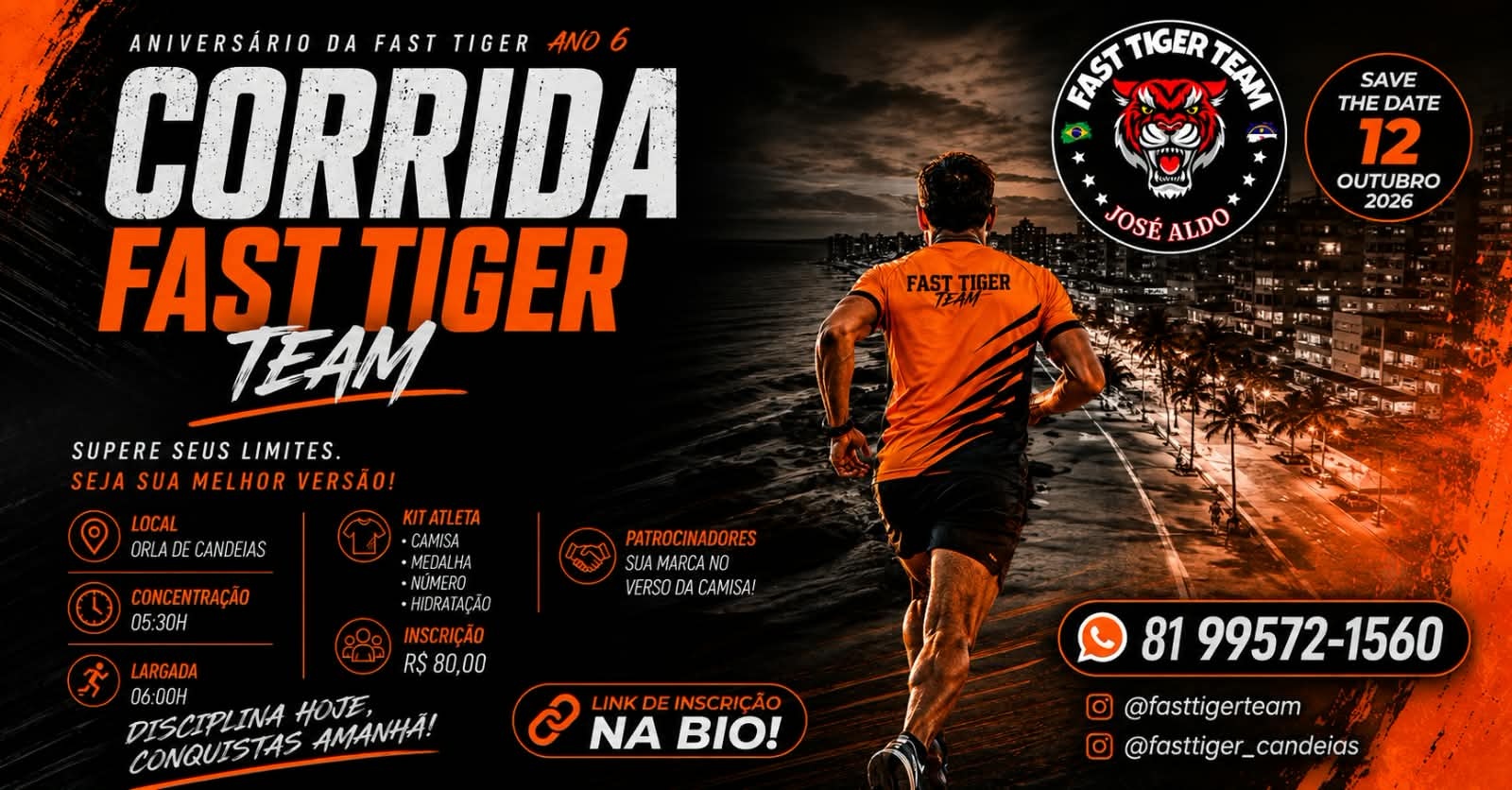 Corrida Fast Tiger Team ano 6