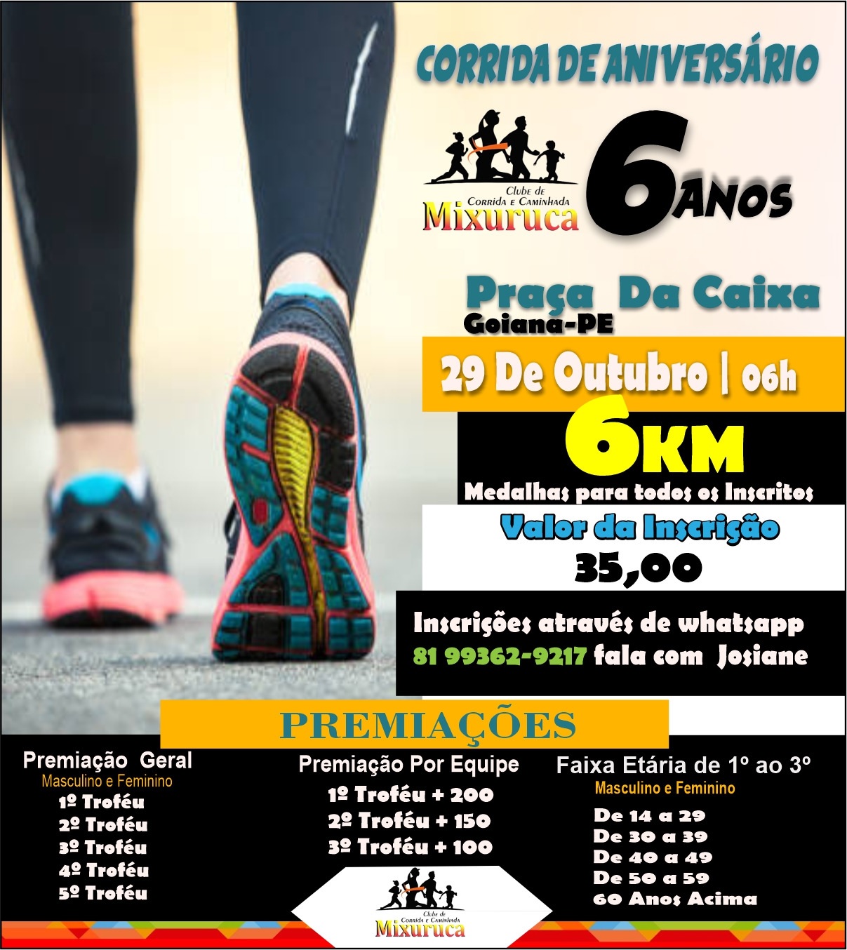 Corrida de 9 Anos da Equipe Mixuruca