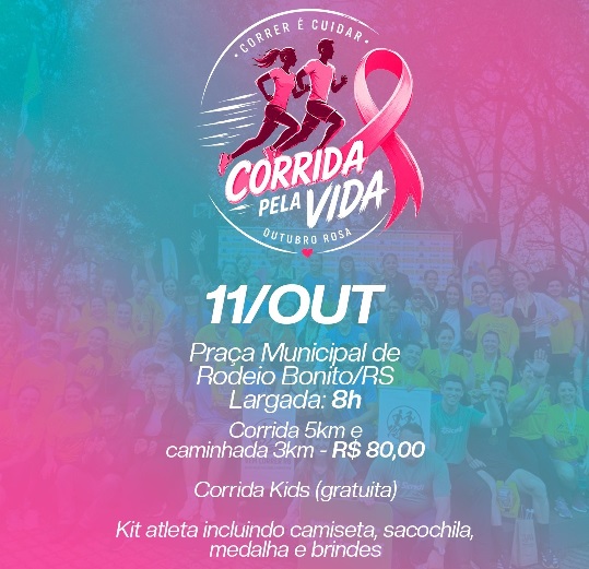Corrida pela Vida - Outubro Rosa