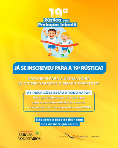 19ª Rústica pela Proteçao Infantil