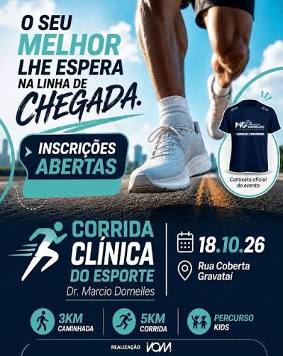 Corrida e Caminhada Solidária Clinica Dr. Márcio Dornelles
