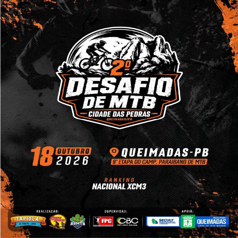 2º Desafio de MTB Cidade das Pedras