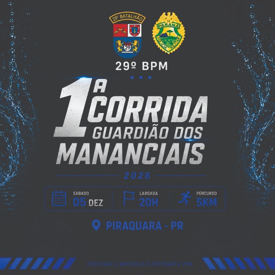 1ª CORRIDA GUARDIÕES DOS MANANCIAIS