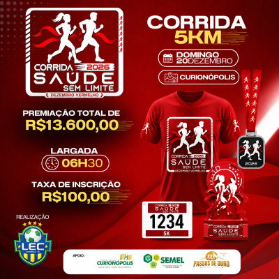 1ª CORRIDA SAÚDE SEM LIMITE
