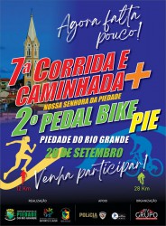 7ª Corrida E Caminhada De Nossa Senhora Da Piedade E 2 Pedal Bike
