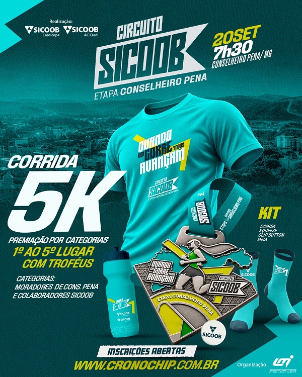 CORRIDA CIRCUITO SICOOB – ETAPA CONSELHEIRO PENA