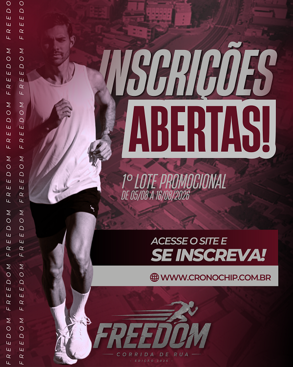 FREEDOM DE CORRIDA DE RUA – 2026